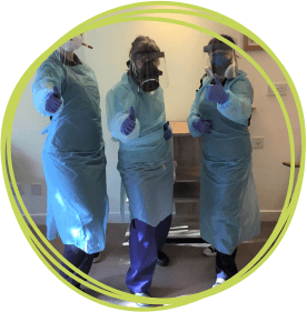 PPE has become essential for CHSW care teams